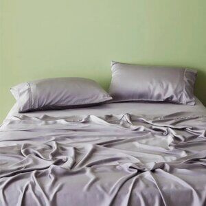 NWOT Ettitude Taro King Flat Sheet